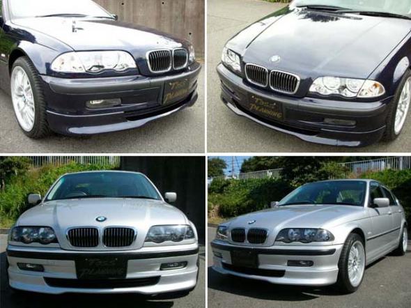 BMW E46 前期セダン EXEフロントスポイラー(無塗装) 