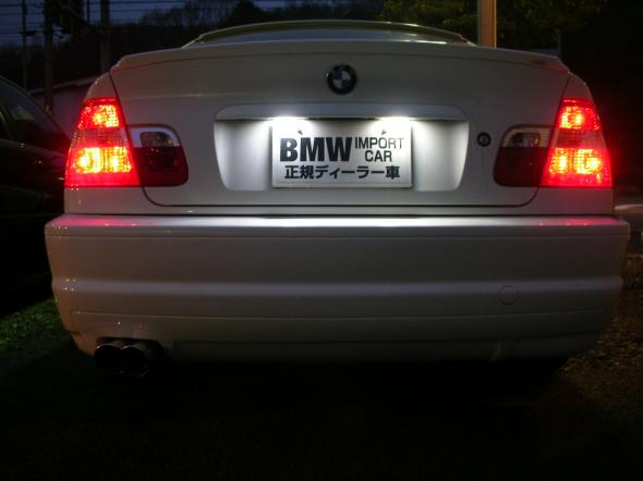 BMW LEDライセンス灯 E46 4D ’98y~’05y